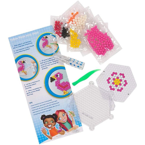 Flamingo - H2O Water Fuse Beads Kit, Craft Set by Perler US | Age 4+