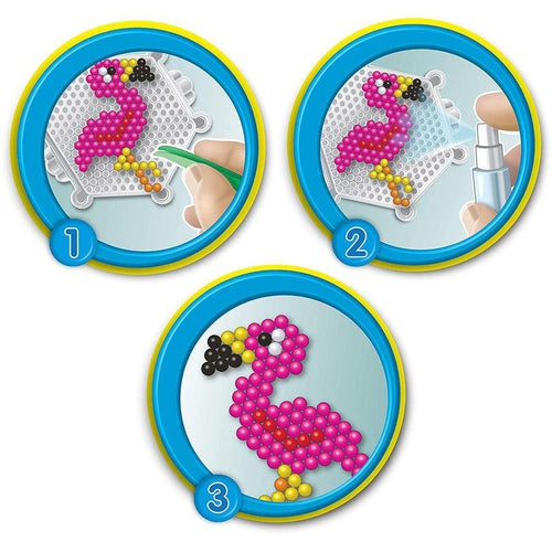 Flamingo - H2O Water Fuse Beads Kit, Craft Set by Perler US | Age 4+