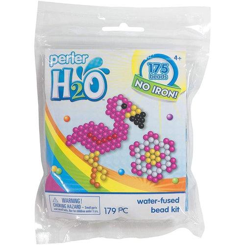 Flamingo - H2O Water Fuse Beads Kit, Craft Set by Perler US | Age 4+