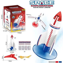 Load image into Gallery viewer, Flying Rocket Launcher | Electric-Powered Self-Launching Air Rocket Toy for Kids Age 5+
