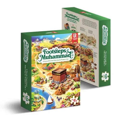 Footsteps of Muhammad (S) | 129 pcs Educational Floor Puzzle By Learning Roots UK for Kids Age 6+