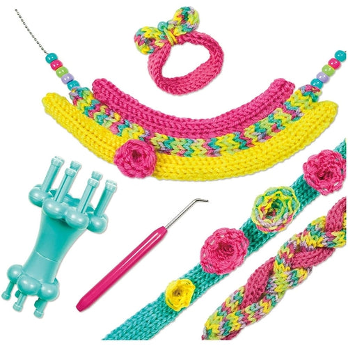 French Knitting | Kint your headbands, bracelets, and necklace | Craft set by Galt UK | Age 6+