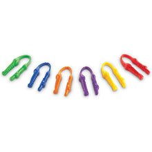 Load image into Gallery viewer, Gator Grabber Tweezers | Set of 12 - Fine Motor Toy, Easy Grip Science set by Learning Resources | Age 2+
