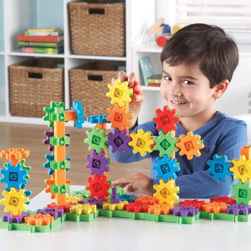 Gears Gears Gears Deluxe Building Set 100 Pieces Construction Se SHOLEX Educational Resources and Toys UAE