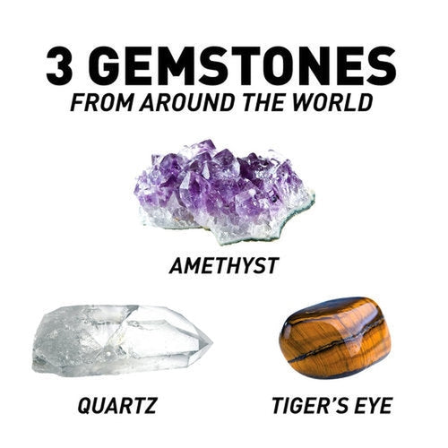 Gemstone Dig KIT | Science Set by National Geographic - new edition | Age 8+