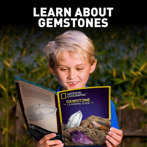 Gemstone Dig KIT | Science Set by National Geographic - new edition | Age 8+