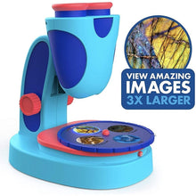 تحميل الصورة في عارض المعرض ، GeoSafari Kidscope | مجهر الطفل المثالي - أكبر بثلاث مرات باستخدام عدستين كبيرتين للغاية تم إعدادهما علميًا بواسطة Learning Resources US | سن 5+
