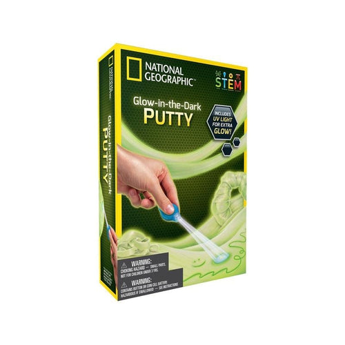 Glow In The Dark Putty | Science kit by National Geographic | Age 8+