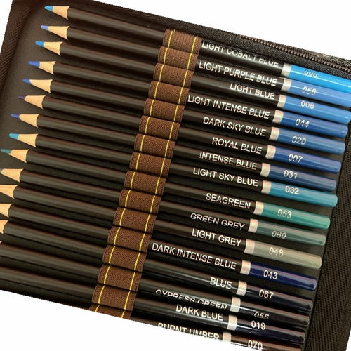 Graphite Drawing Art | 72 pencils marked with color name and model - professional painting set | Age 3+