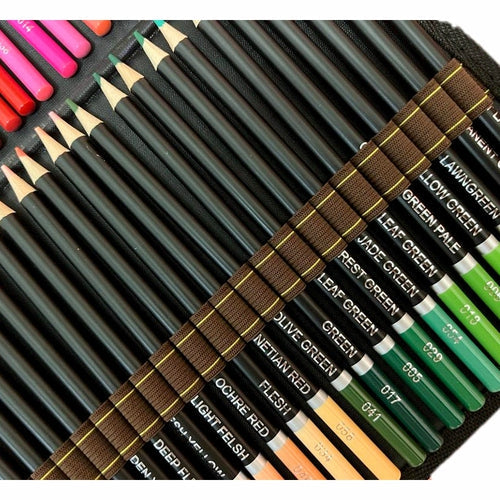 Graphite Drawing Art | 72 pencils marked with color name and model - professional painting set | Age 3+