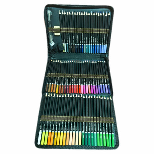 Graphite Drawing Art | 72 pencils marked with color name and model - professional painting set | Age 3+