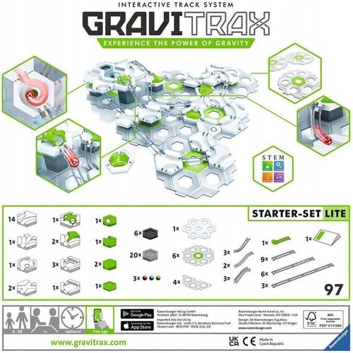GraviTrax Starter Kit Lite | Experience the Power of Gravity | Marble Run & STEM Toy by Ravensburger Germany for Kids Age 8+