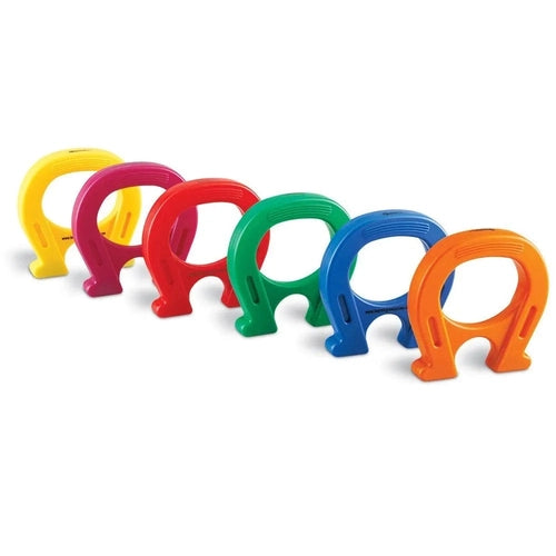 Horseshoe-Shaped Magnets | Mighty Magnets (Set of 6) Primary Science set by Learning Resources US | Age 3+