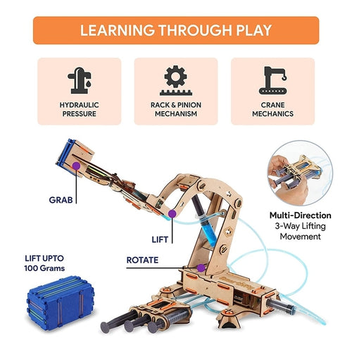 Hydraulic Crane | Learn Engineering Project by Smartivity | Age 8+