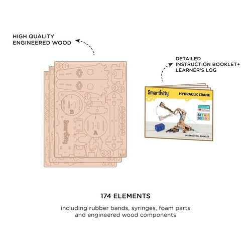 Hydraulic Crane | Learn Engineering Project by Smartivity | Age 8+