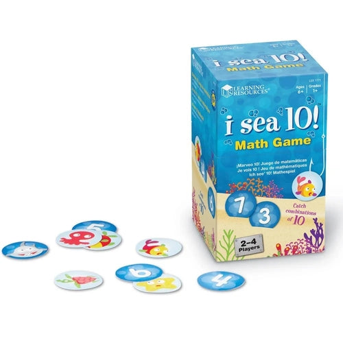 I Sea 10! ™ Math Game | 100 Cards, Math Set by Learning Resources US | Age 6+