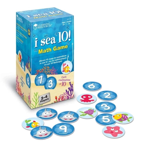 I Sea 10! ™ Math Game | 100 Cards, Math Set by Learning Resources US | Age 6+