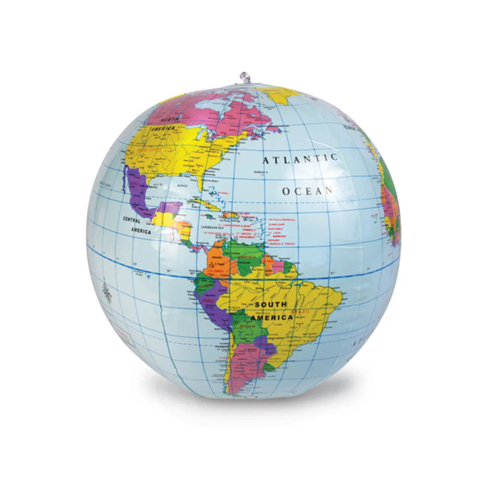 Inflatable World Globe 27cm - LER2432 | Science Set by Learning Resources for kids Age 3+