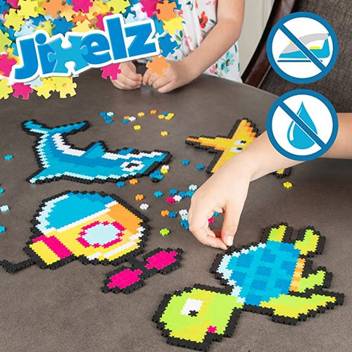 Jixelz 1500 pc سیٹ - Fat Brain Toys کی طرف سے سمندر کے نیچے پہیلیاں | 6+ کی عمر کے بچوں کے لیے تعمیراتی سیٹ