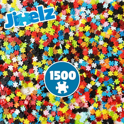Jixelz 1500 pc Set - فوق في ألغازِ الهواءِ بألعابِ الدماغِ السمينةِ | مجموعة البناء للأطفال من سن 6+