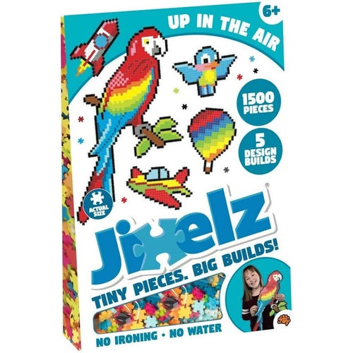 Jixelz 1500 pc Set - فوق في ألغازِ الهواءِ بألعابِ الدماغِ السمينةِ | مجموعة البناء للأطفال من سن 6+