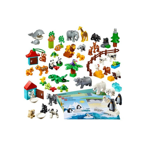 لیگو ایجوکیشن اینیملز 45029 | 90 DUPLO عناصر 2+ سال کے بچوں کے لیے سائنس سیٹ 
