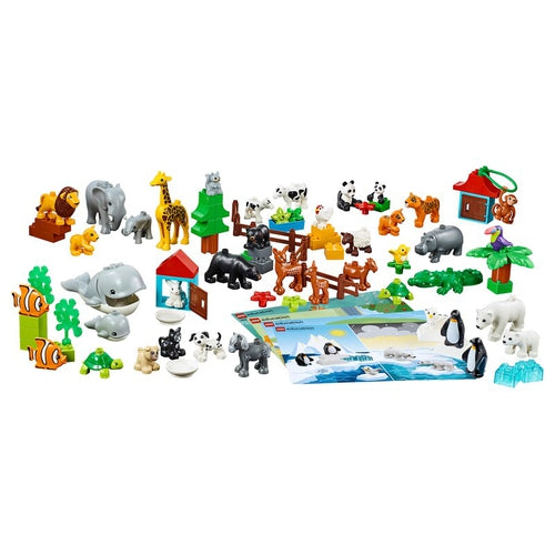 لیگو ایجوکیشن اینیملز 45029 | 90 DUPLO عناصر 2+ سال کے بچوں کے لیے سائنس سیٹ 