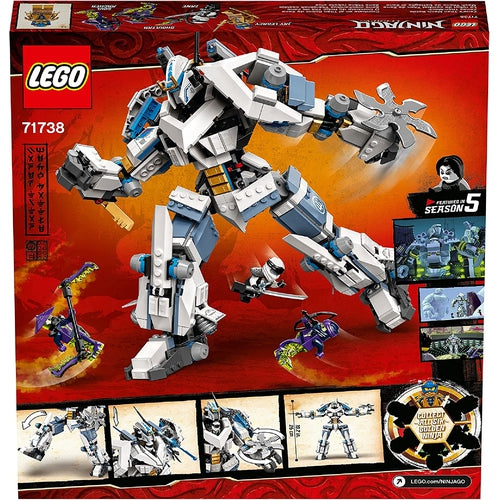 LEGO® 71738 Ninjago Legacy Zane’S Titan Mech Battle With Jay Golden Figure And 2 Ghost Warriors | 840 Pieces Construction set for creative kids age 9+