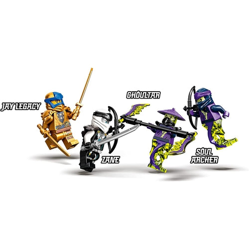 LEGO® 71738 Ninjago Legacy Zane’S Titan Mech Battle With Jay Golden Figure And 2 Ghost Warriors | 840 Pieces Construction set for creative kids age 9+
