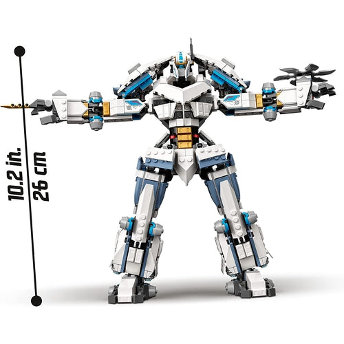 LEGO® 71738 Ninjago Legacy Zane’S Titan Mech Battle With Jay Golden Figure And 2 Ghost Warriors | 840 Pieces Construction set for creative kids age 9+
