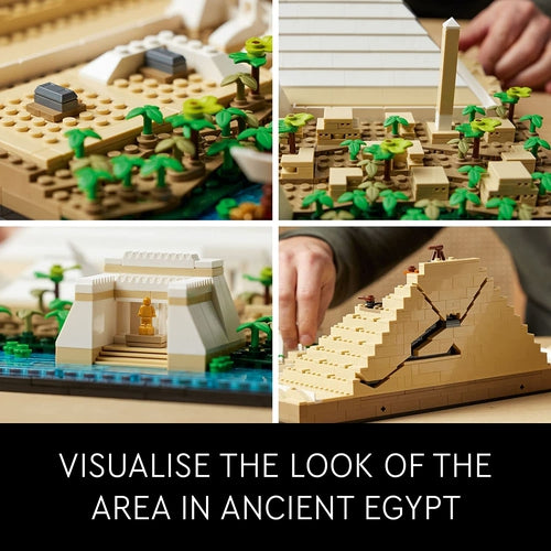 LEGO® Architecture Great Pyramid of Giza 21058 | 1,476 Pieces Construction set for creative kids and adults