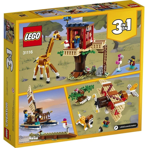 LEGO® CREATOR 3in1 Safari Wildlife Tree House 31116 | 397 Pieces Construction Set for Kids age 7+