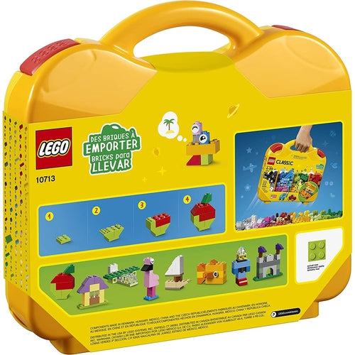 حقيبة LEGO® CREATOR Creative Suitcase 10713 | طقم بناء 213 قطعة للأطفال من سن 1+