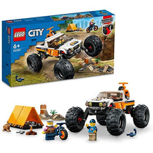 تحميل الصورة في عارض المعرض ، مجموعة ألعاب البناء LEGO® City 4x4 Off-Roader Adventures 60387 | مجموعة بناء 252 قطعة للأطفال من سن 6 سنوات فما فوق
