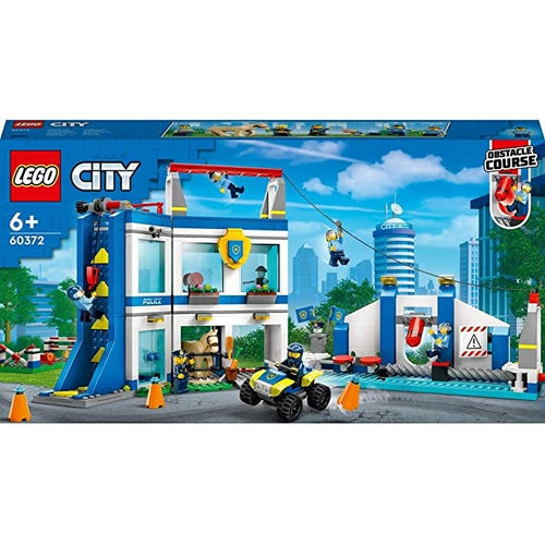 LEGO® سٹی پولیس ٹریننگ اکیڈمی 60372 عمارت کا کھلونا سیٹ | 6+ بچوں کے لیے 823 ٹکڑوں کا تعمیراتی سیٹ 