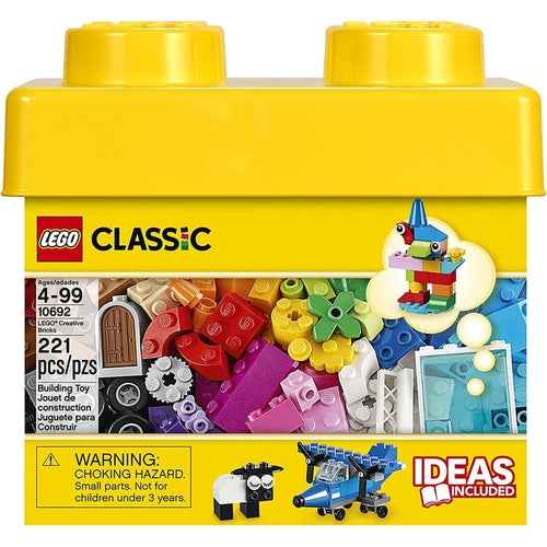 LEGO® Classic Small - Creative Brick Box 10692 | 3+ سال کی عمر کے بچوں کے لیے 221 ٹکڑوں کا تعمیراتی سیٹ 