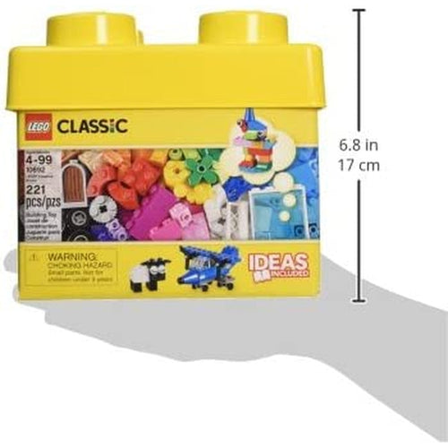LEGO® Classic Small - Creative Brick Box 10692 | 3+ سال کی عمر کے بچوں کے لیے 221 ٹکڑوں کا تعمیراتی سیٹ 