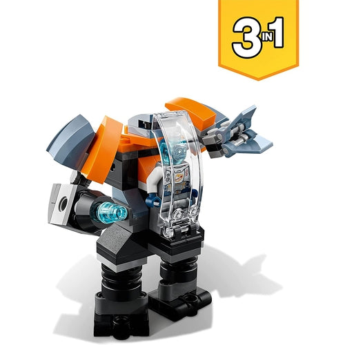 LEGO® Creator 3in1 Cyber ​​Drone 31111 | 113 ٹکڑوں کے بلڈنگ بلاکس / 6 سال سے زیادہ عمر کے تخلیقی بچوں کے لیے تعمیراتی سیٹ 