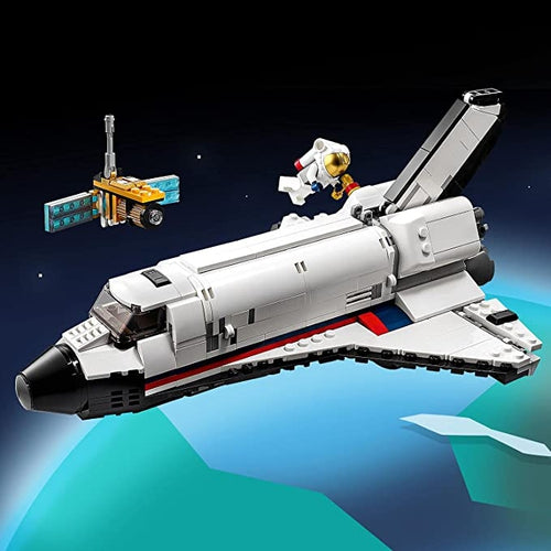 LEGO® Creator 3in1 Space Shuttle Adventure to Rocket Toy and Lunar Lander Vehicles 31117 | مجموعة البناء للأطفال من سن 8+