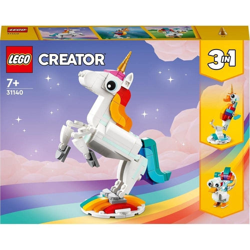 LEGO Creator Magical Unicorn 31140 Building Toy Set (145 Pieces) | مجموعة البناء للأطفال من سن 7+