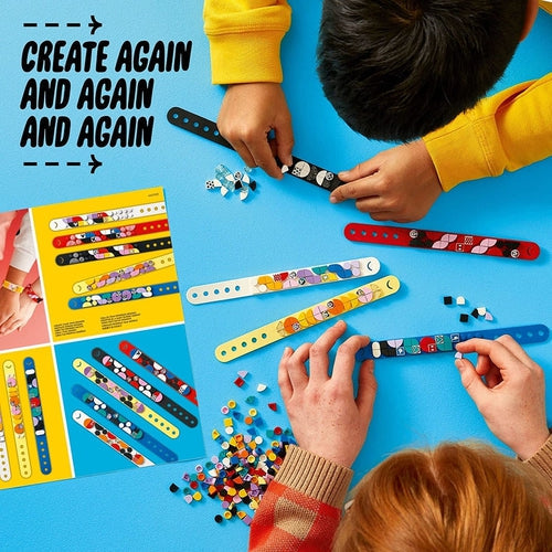 LEGO® DOTS Disney Mickey & Friends Bracelets Mega Pack 41947 | 349 Pieces DIY Art & Craft Set for Kids age 6+