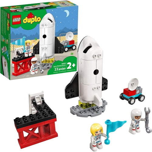 LEGO® DUPLO ٹاؤن اسپیس شٹل مشن راکٹ 10944 | 2+ سال کے بچوں کے لیے 23 ٹکڑوں کا تعمیراتی سیٹ 
