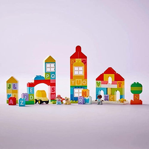 مجموعة بناء LEGO® DUPLO® Classic Alphabet Town 10935 | طقم بناء مكون من 87 قطعة للأطفال من سن 1+