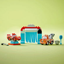 تحميل الصورة في عارض المعرض ، LEGO DUPLO ) Disney and Pixar’s Cars Lightning McQueen &#39; s Car Wash Fun 10996 (29 Pieces) | مجموعة البناء للأطفال من سن 4+
