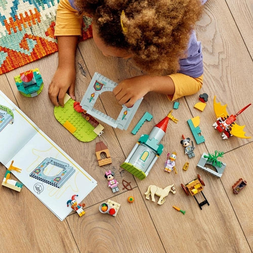 LEGO® ڈزنی مکی اینڈ فرینڈز کیسل ڈیفنڈرز سیٹ 10780 | 215 پیسز بلڈنگ بلاکس / 4+ سال کی عمر کے تخلیقی بچوں کے لیے تعمیراتی سیٹ 
