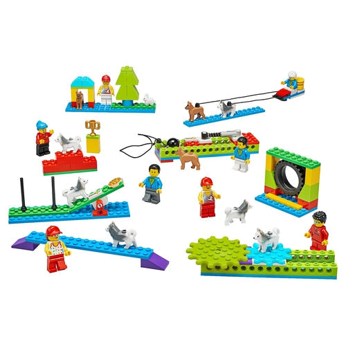 LEGO® Education BricQ Motion Essential Set - 45401 | گریڈ K-5 کے طلباء کے لیے 523 ٹکڑوں کا سیٹ