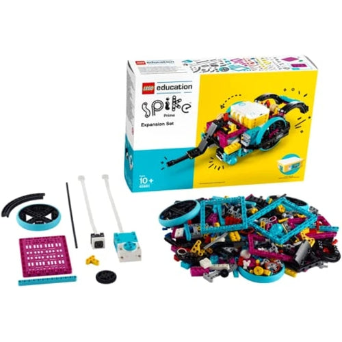 مجموعة LEGO® Education SPIKE™ Prime Expansion 45681 | مجموعة 604 قطعة من مكعبات التكنولوجيا للأطفال بعمر 10 سنوات فما فوق