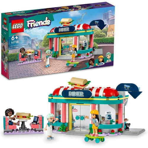 LEGO R Friends Heartlake Downtown Diner 41728 | 346 Pieces Construction set for creative children age 6+