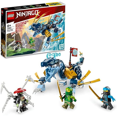 مجموعة بناء LEGO® NINJAGO® Nya’s Water Dragon EVO 71800 | طقم بناء 173 قطعة للأطفال من سن 6 سنوات فما فوق