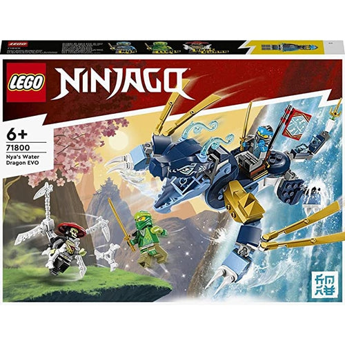 مجموعة بناء LEGO® NINJAGO® Nya’s Water Dragon EVO 71800 | طقم بناء 173 قطعة للأطفال من سن 6 سنوات فما فوق